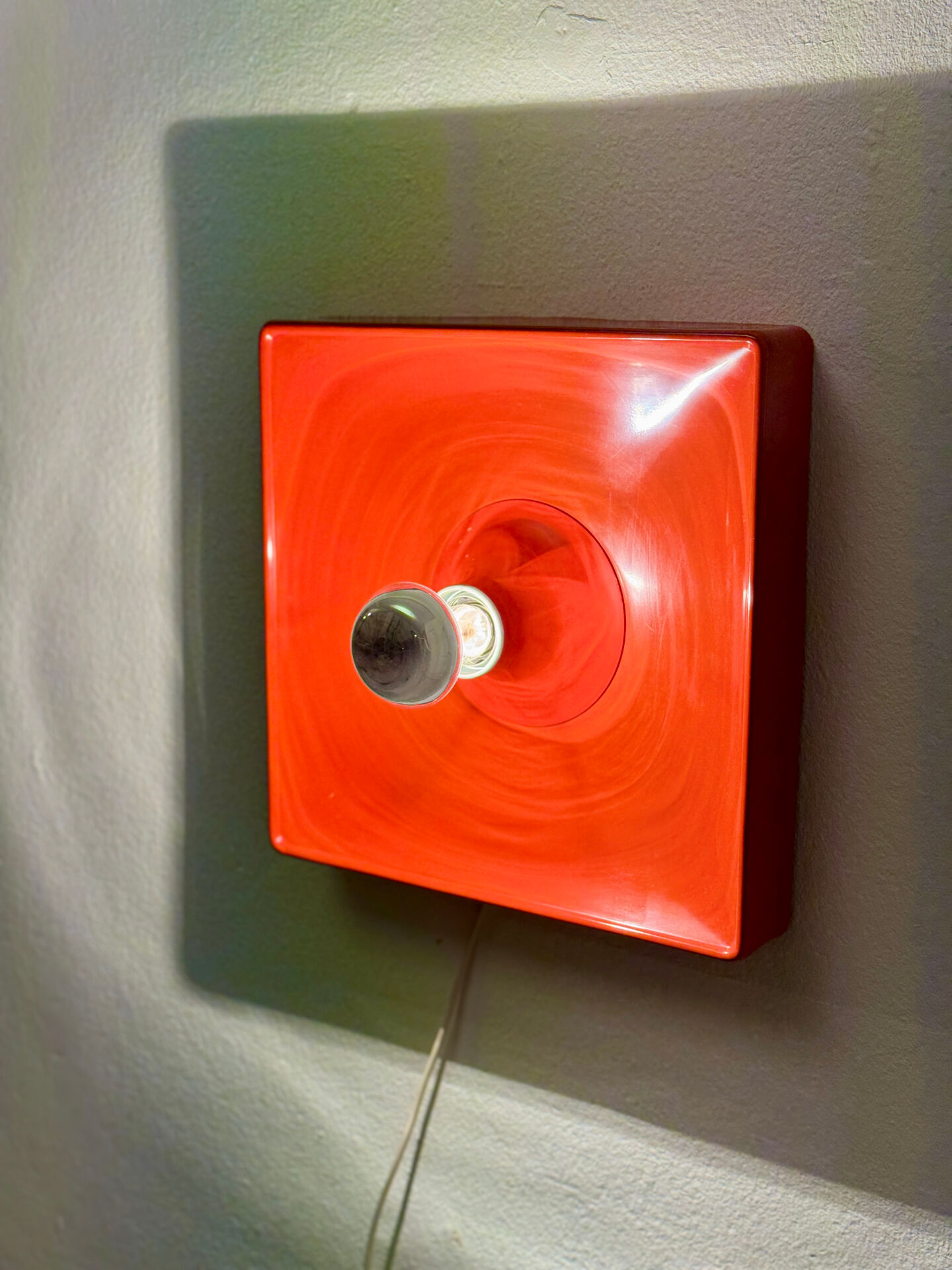 Vintage Space Age wandlamp Solken Leuchten