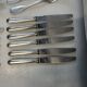 Christofle silver-plated cutlery set, 49 pieces with case.