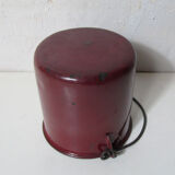 Ancien pot seau en métal émaillé