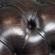Handmade English cowhide leather Chesterfield sofa