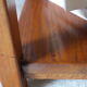 Vintage solid oak bedside
