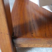 Vintage bedside table in solid oak