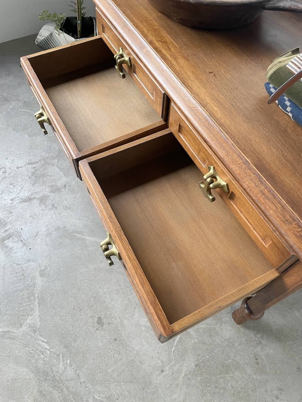 Guillerme and Chambron oak chest of drawers