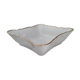 Saladier en porcelaine suisse blanche double liseré doré "VSK USC Viribus Unitis"