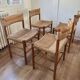 4 chairs Robert Sentou/Charlotte Perriand