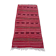 Handmade red Berber kilim rug 210x100cm