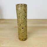 Vintage stoneware roll vase