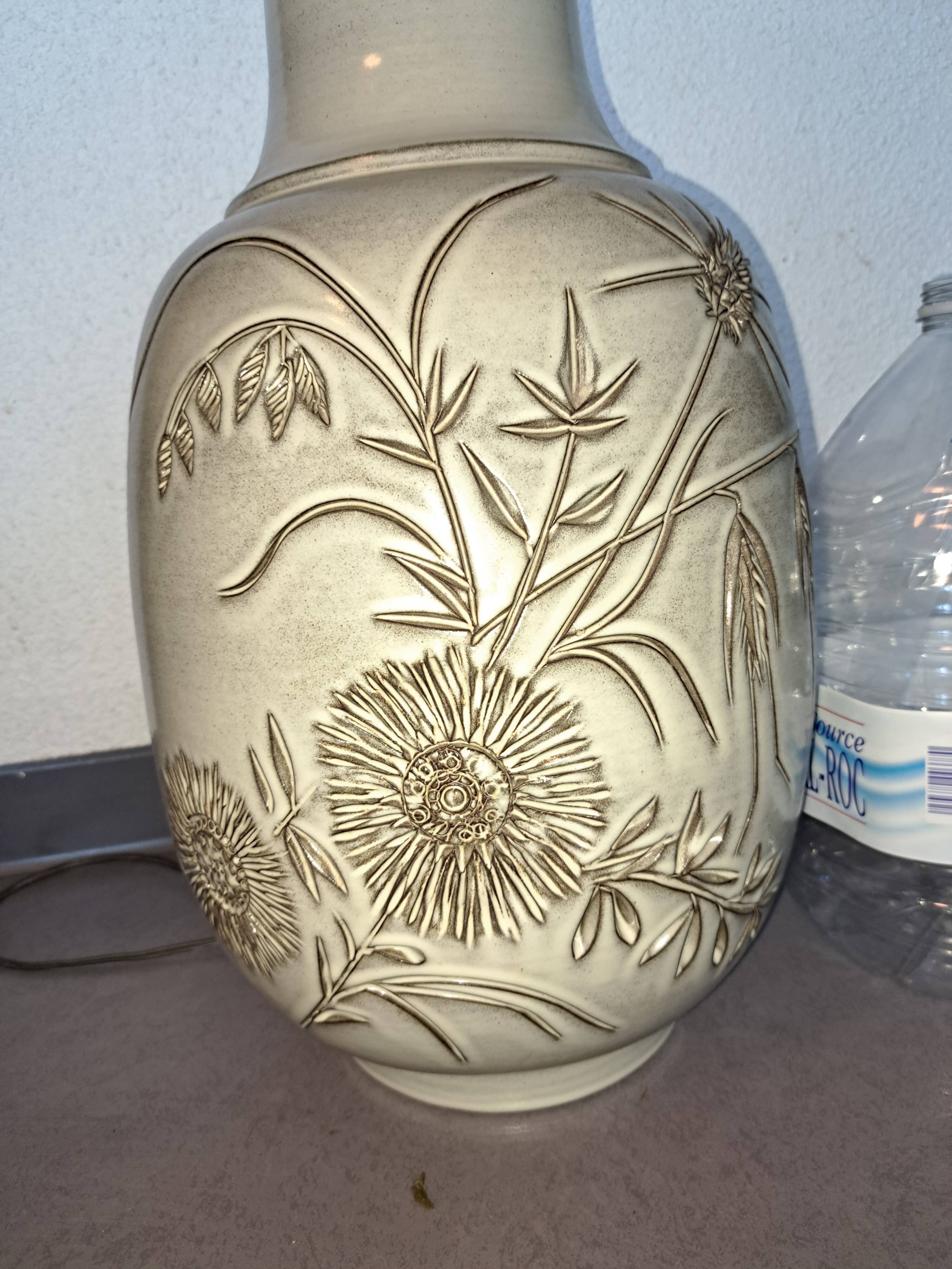 Pied de lampe H.besson valauris