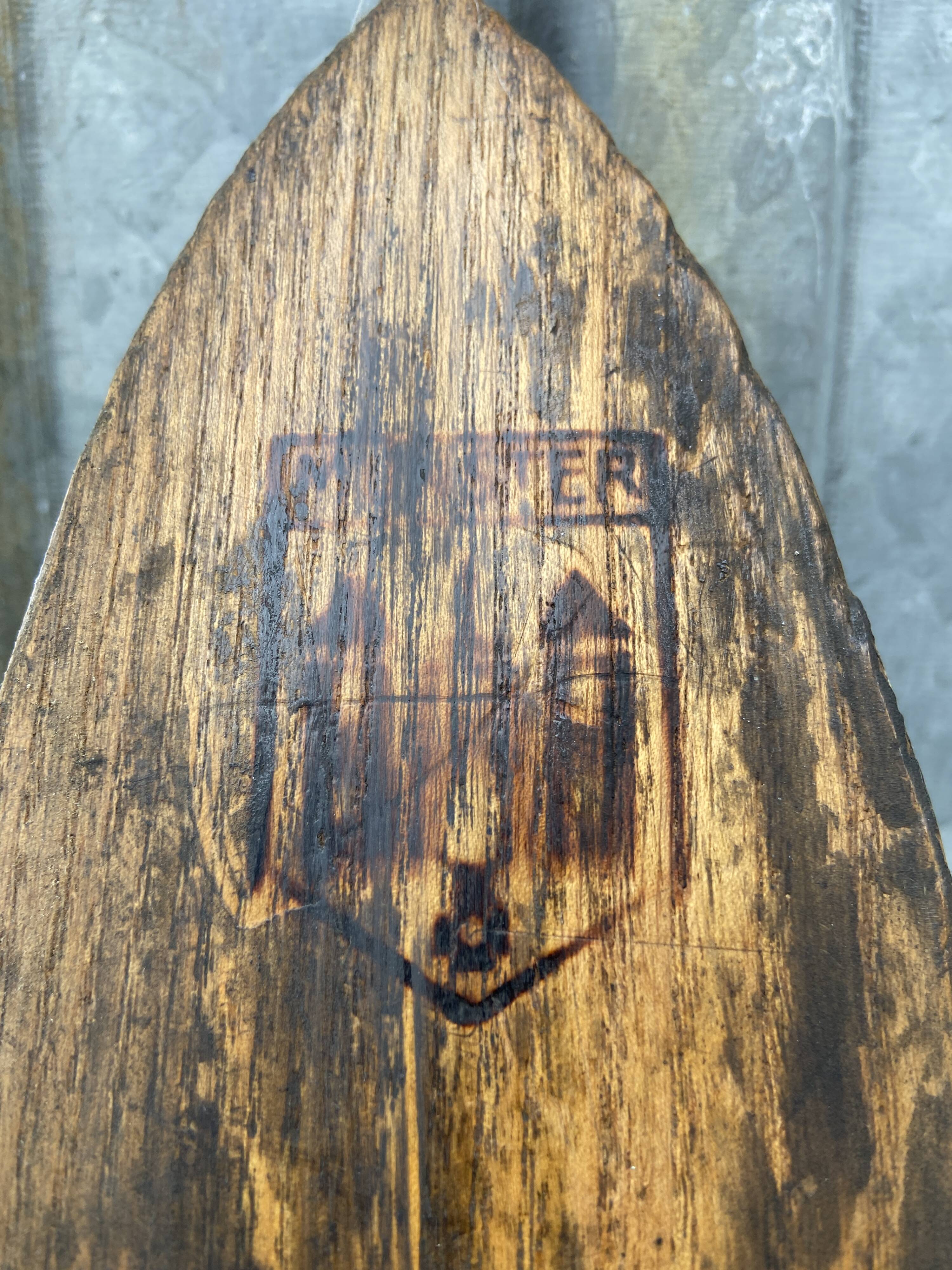 vintage wooden ski 1900