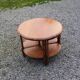 Coffee table nesting tables in cherry wood in classic style from the 60s/70s