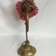 Ancienne lampe de table en bronze fin XIXe S. - Etat de marche - Hauteur 33 cm