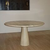 Italian Travertine Dining Table 1970s