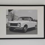 Grande photographie encadrée Peugeot 304 cabriolet