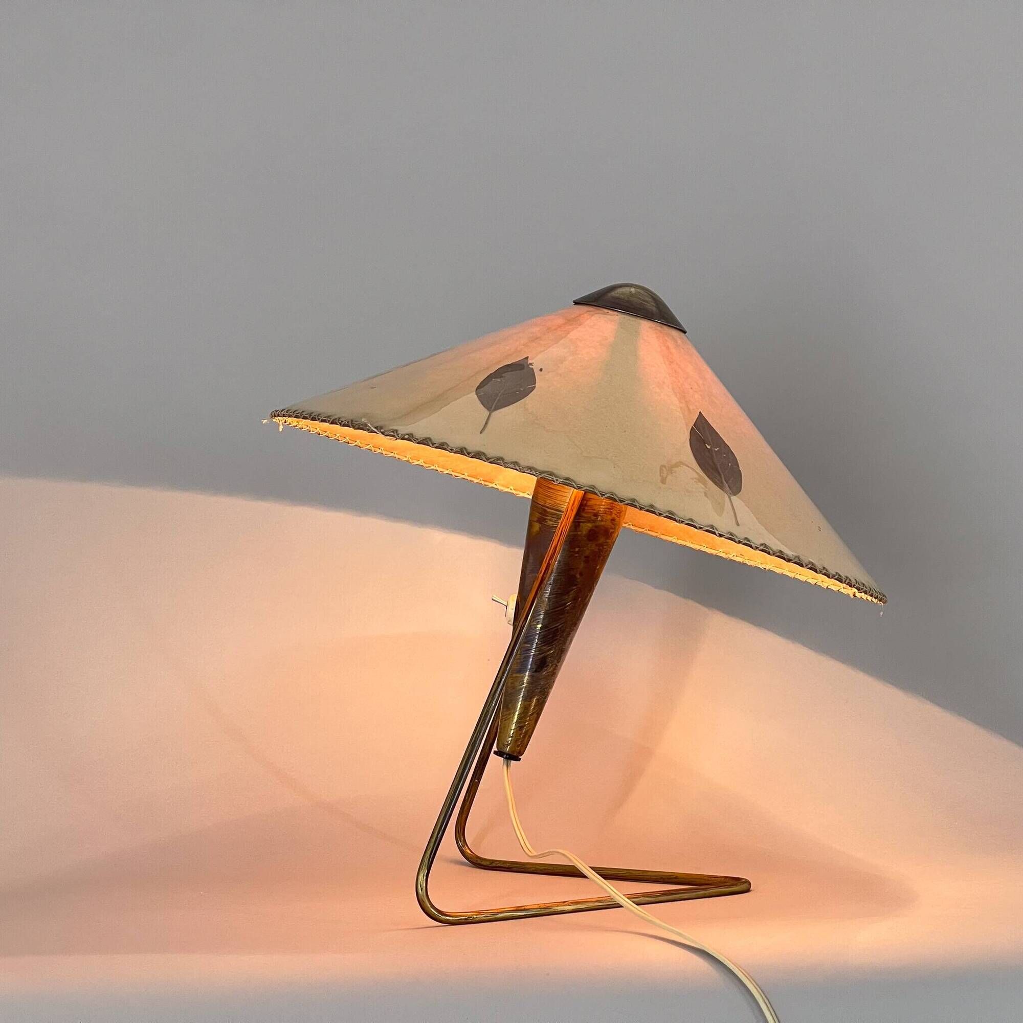 Large Rare Table or Wall Lamp by Helena Frantova for OKOLO, Czechoslovakia, 1950's
