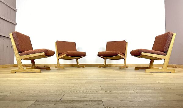 Fauteuils Scandinave 1960 par Ditte & Adrian Heath France & Søn,Modèle 242