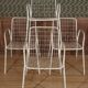 Série de 4 fauteuils EMU modèle Rio 1960