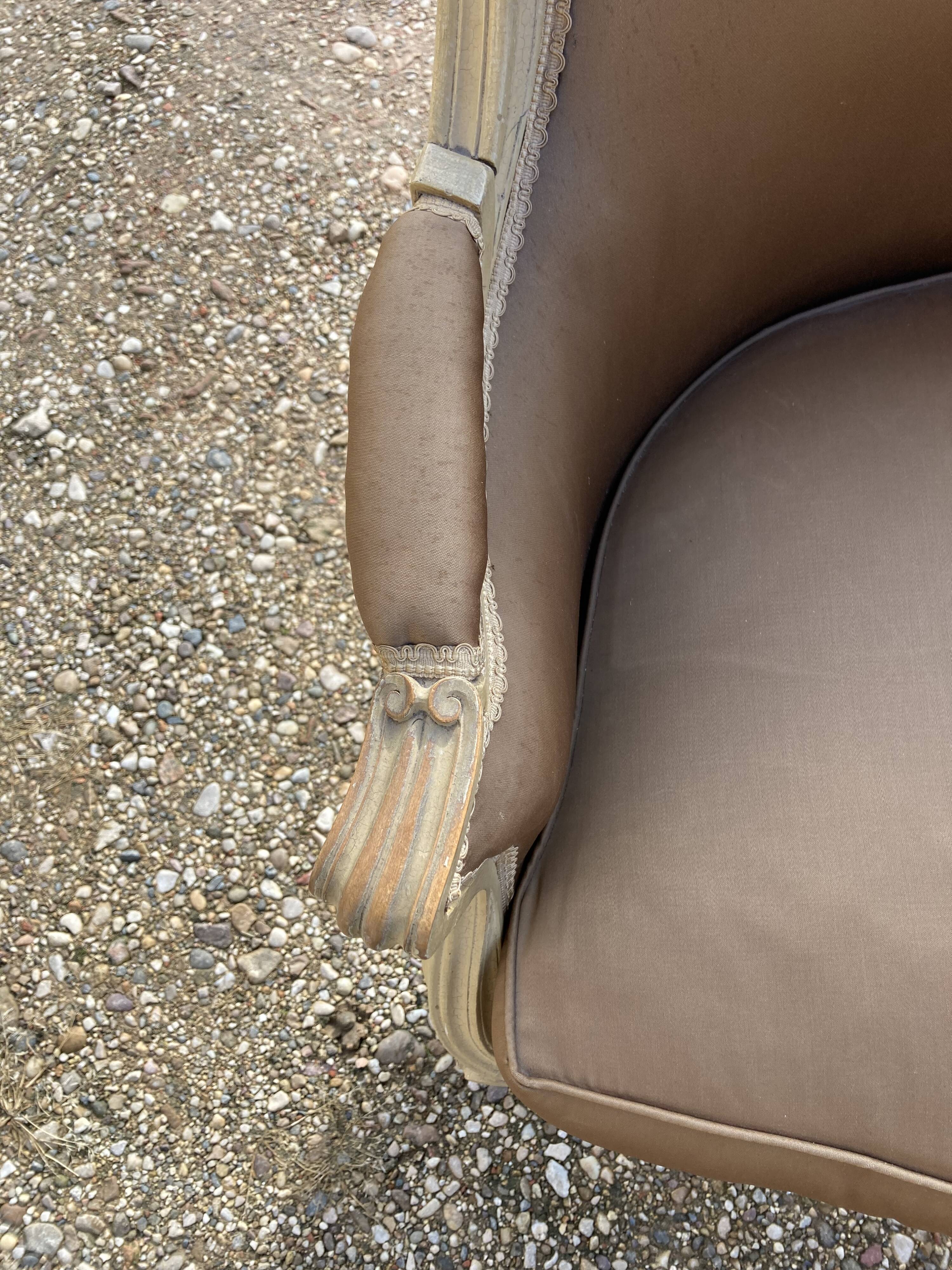 Pair of shepherdess armchairs