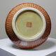 20th century Chinese vase, hand-painted ceramic in an unusual red hue.