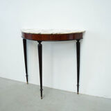 1950s Italian console with marble top