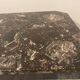 Table basse vintage roche bobois marbre pieds chromé circa 1970s