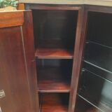 English Chesterfield mahogany bar fully upholstered in leather