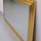 Deknudt gold wall mirror 1970s regency