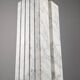 Carrara marble Art Deco lamp base 1940s