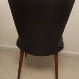 Set of 4 Baumann black chairs