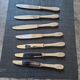 7 silver-plated Christofle knives for Air France