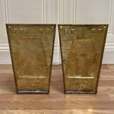 Pair of Scandinavian design candle holders from the 1960s.