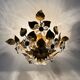 Mid-century design banci style ceiling lamp crystal flower , 1970sMid-centu