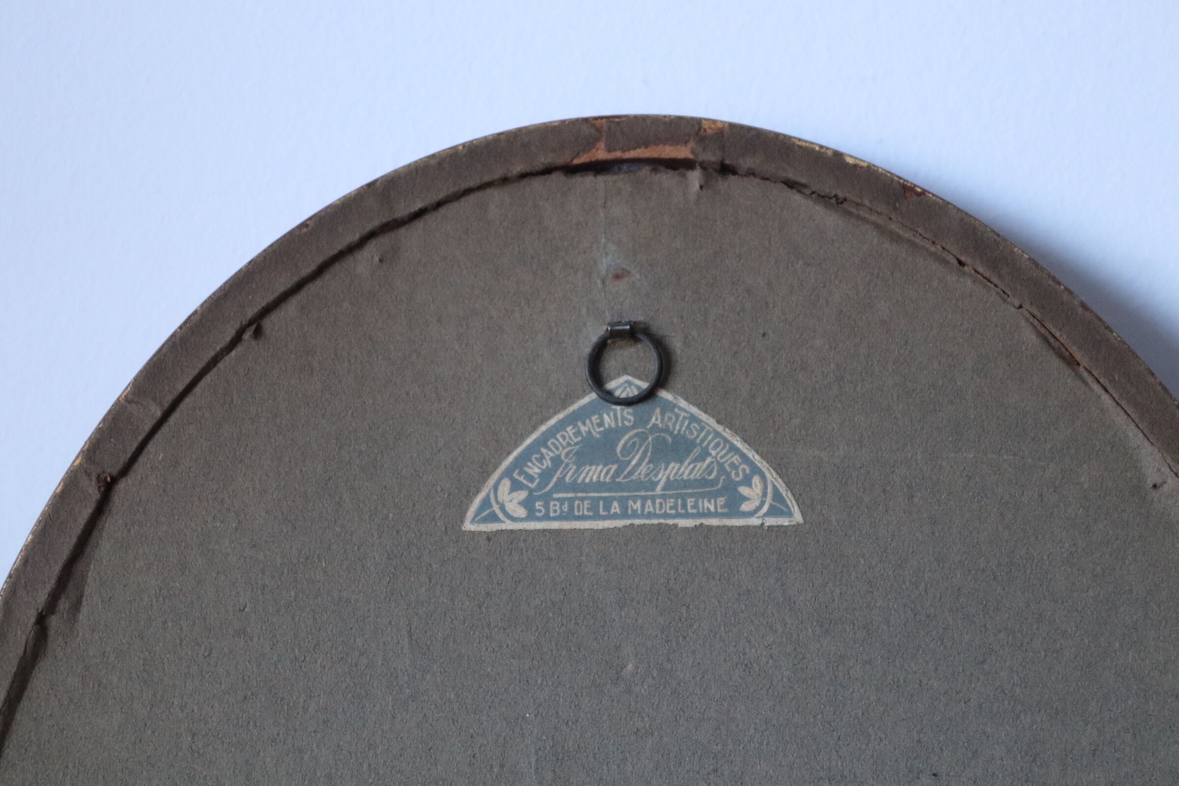 Oil on oval panel bouquet of roses