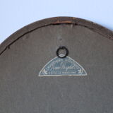 Oil on oval panel bouquet of roses