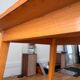Desk with tapered legs