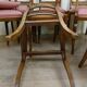 superb series of 8 Empire/Restoration style chairs in solid cherry wood