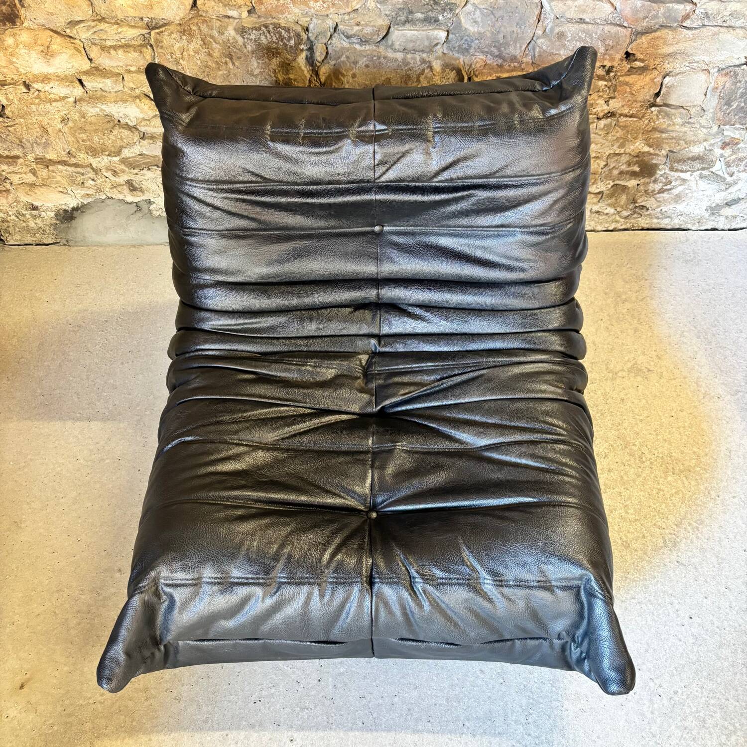 Togo leather armchair by Michel Ducaroy for Ligne Roset