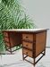 Bureau Vintage en bambou et cannage