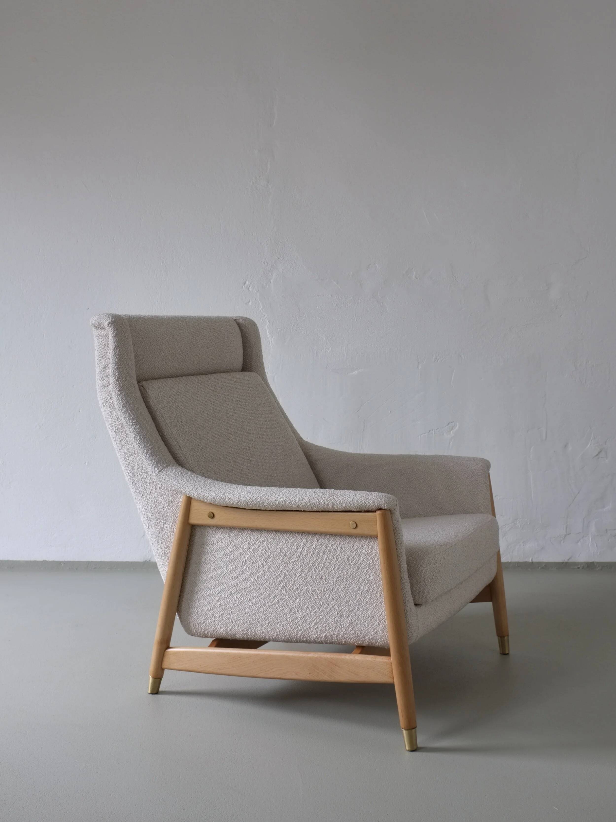 Chaise longue Folke Ohlsson pour Duxello | Suède | années 1950