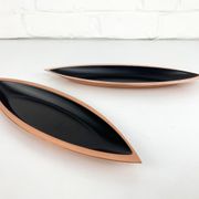 Pair of scandinavian copper cups or bowls ystad metall, design gunnar ander, sweden