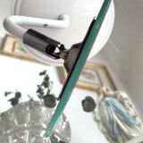 Beveled mirror on stand