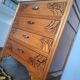 Commode coiffeuse art déco, meuble ancien vintage