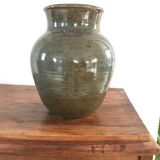 Vintage vase in enamelled ceramic