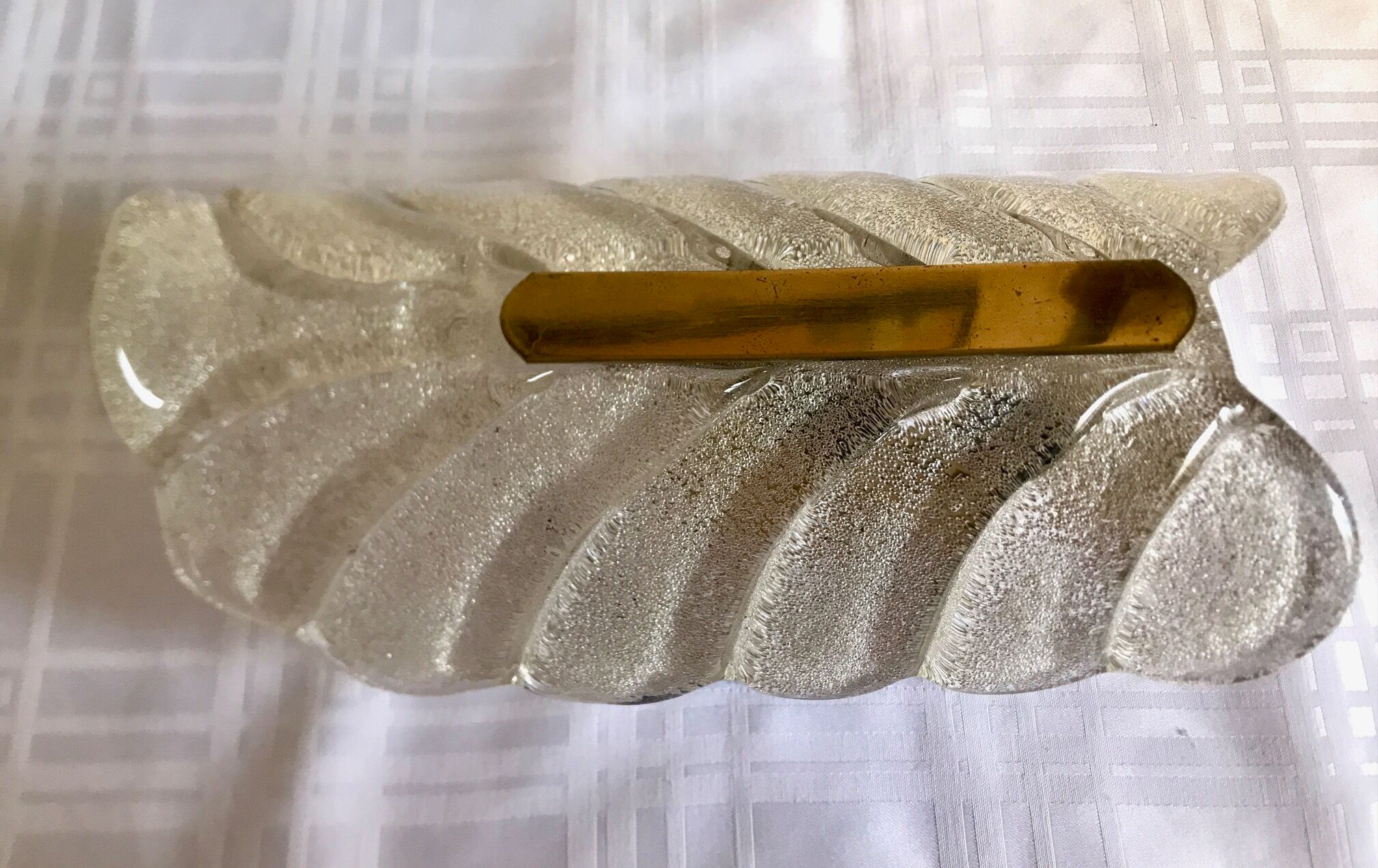 Glass foil wall lamp