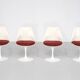 4 chaises"tulipe" par Eero Saarinen pour Knoll International, 1960