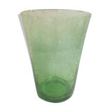 Biot glass vase