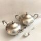 Vintage Buenos Aires silver metal coffee tea set with hallmarks