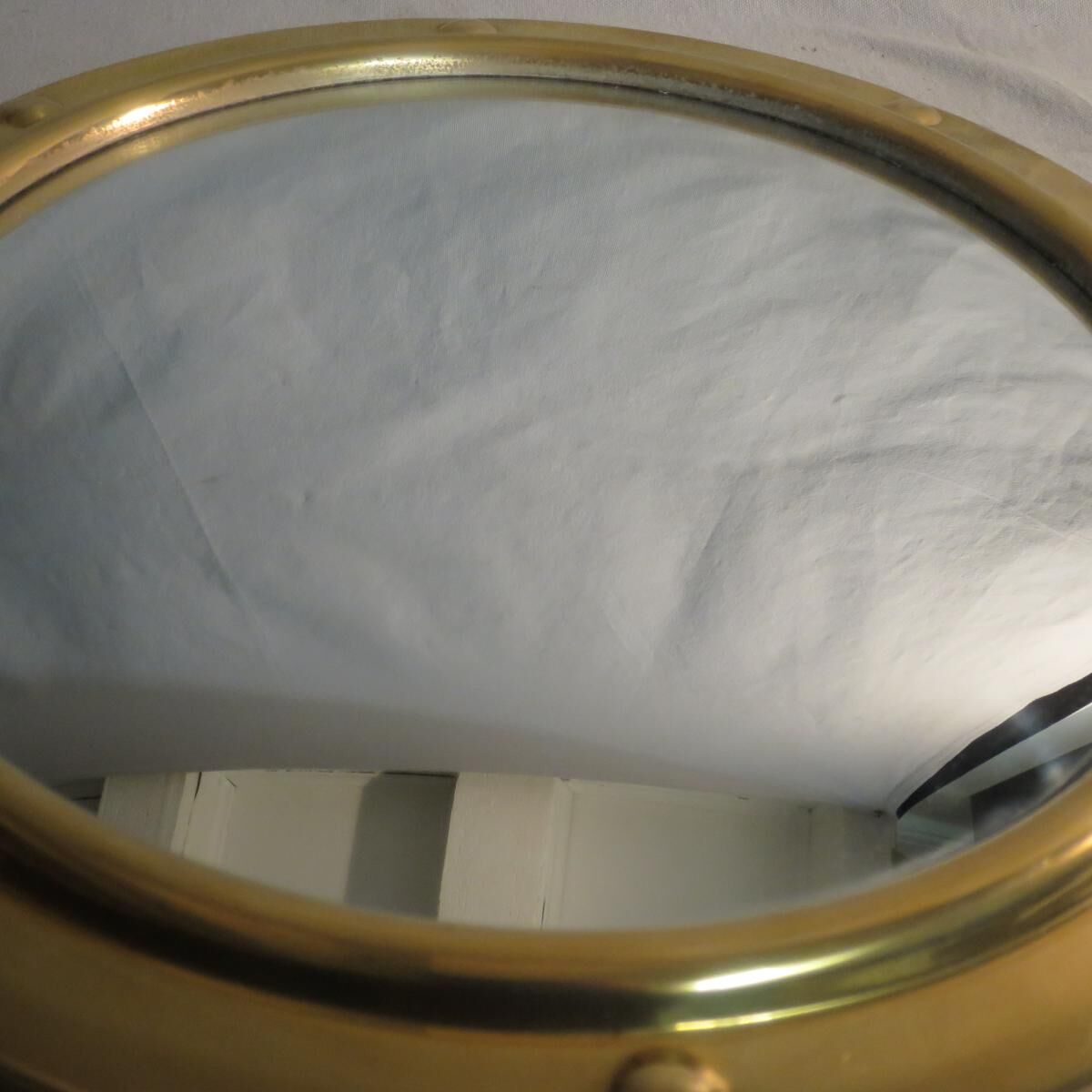 Curved mirror said "witch" hublot 37 convex distorting cm marine