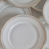Service of 6 Limoges porcelain plates