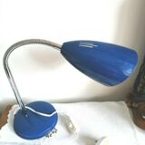 Mid century blue lamp