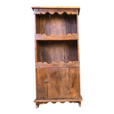 Rustic folk art 'travail populaire' cabinet, France, 19th century